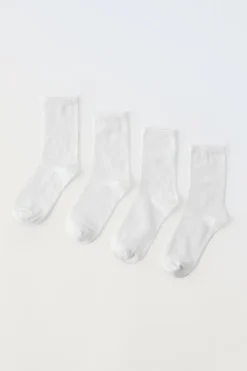 Niños ZARA 1½ - 6 Años·Ropa Interior / Calcetines|6 - 14 Años·Ropa Interior / Calcetines<PACK CUATROS CALCETINES LARGOS