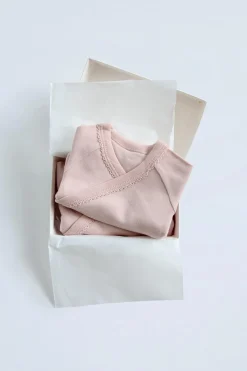 Niños ZARA 0 - 6 Meses·Bodies / Camisas|0 - 6 Meses·Ropa Interior / Pijamas<PACK DOS BODIES CUELLO KIMONO CAJITA