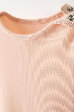 Niños ZARA 0 - 6 Meses·Bodies / Camisas|0 - 6 Meses·Ropa Interior / Pijamas<PACK DOS BODIES RIB AJUSTABLES