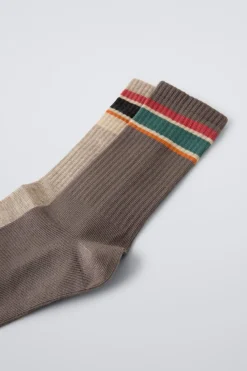 Niños ZARA 1½ - 6 Años·Ropa Interior / Calcetines|6 - 14 Años·Ropa Interior / Calcetines<PACK DOS CALCETINES BANDAS