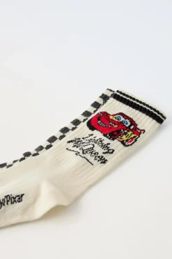 Niños ZARA 1½ - 6 Años·Licencias|1½ - 6 Años·Ropa Interior / Calcetines<PACK DOS CALCETINES LARGOS CARS RAYO MCQUEEN © DISNEY