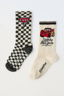 Niños ZARA 1½ - 6 Años·Licencias|1½ - 6 Años·Ropa Interior / Calcetines<PACK DOS CALCETINES LARGOS CARS RAYO MCQUEEN © DISNEY