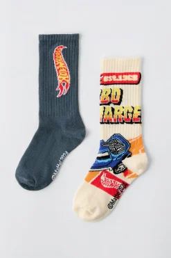 Niños ZARA 1½ - 6 Años·Licencias|1½ - 6 Años·Ropa Interior / Calcetines<PACK DOS CALCETINES LARGOS HOT WHEELS ™ MATTEL