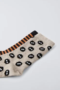 Niños ZARA 1½ - 6 Años·Ropa Interior / Calcetines|6 - 14 Años·Ropa Interior / Calcetines<PACK DOS CALCETINES RAYAS Y ARAÑAS
