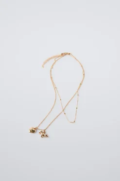 Niños ZARA 1½ - 6 Años·Accesorios|6 - 14 Años·Accesorios<PACK DOS COLLARES CORAZÓN Y PERRO