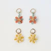 Niños ZARA 1½ - 6 Años·Accesorios|6 - 14 Años·Accesorios<PACK DOS PENDIENTES FLOR ABALORIOS