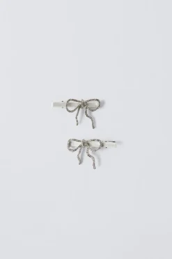 Niños ZARA 1½ - 6 Años·Accesorios|6 - 14 Años·Accesorios<PACK DOS PINZAS LAZO BRILLO