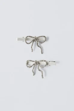 Niños ZARA 1½ - 6 Años·Accesorios|6 - 14 Años·Accesorios<PACK DOS PINZAS LAZO BRILLO