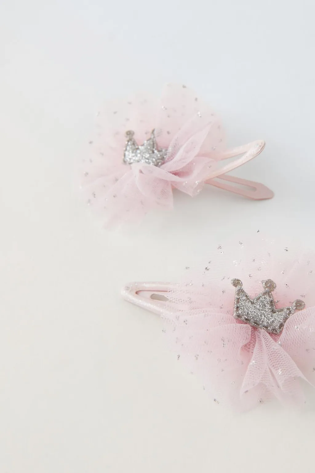 Niños ZARA 1½ - 6 Años·Accesorios|6 - 14 Años·Accesorios<PACK DOS PINZAS TUL CORONA BRILLO
