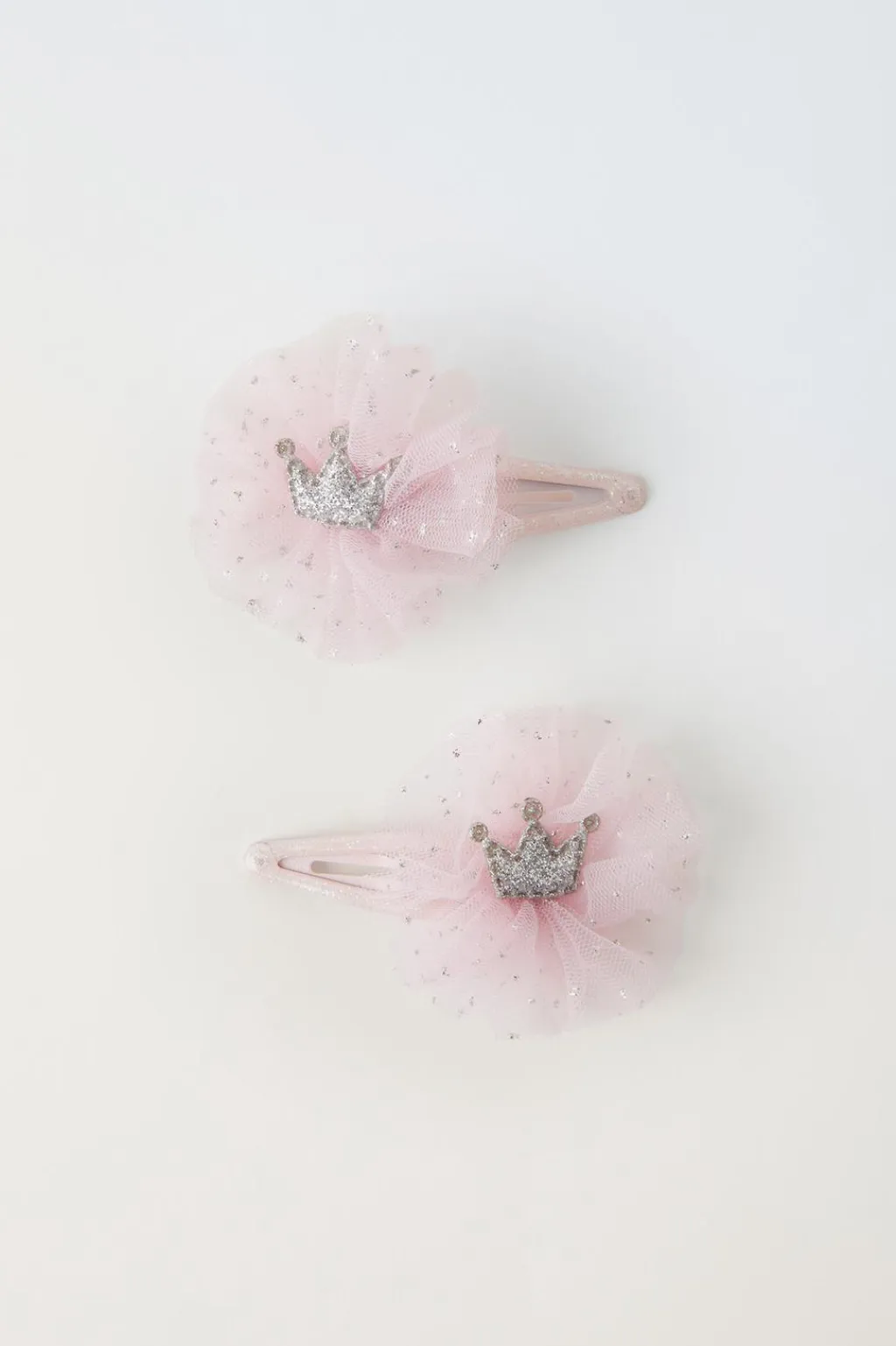 Niños ZARA 1½ - 6 Años·Accesorios|6 - 14 Años·Accesorios<PACK DOS PINZAS TUL CORONA BRILLO