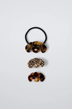 Niños ZARA 1½ - 6 Años·Accesorios|6 - 14 Años·Accesorios<PACK GOMA Y PINZAS PERRO