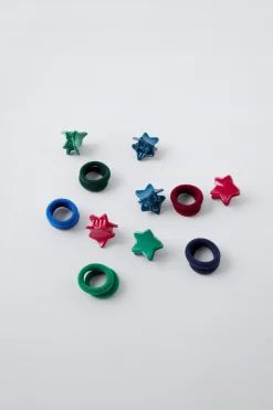 Niños ZARA 1½ - 6 Años·Accesorios|6 - 14 Años·Accesorios<PACK GOMITAS Y PINZAS ESTRELLA