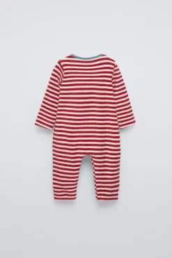 Niños ZARA 0 - 6 Meses·Ropa Interior / Pijamas|0 - 6 Meses·Homewear<PACK PIJAMA Y GORRO RAYAS
