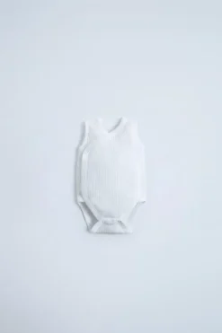 Niños ZARA 0 - 6 Meses·Bodies / Camisas|0 - 6 Meses·Ropa Interior / Pijamas<PACK TRES BODIES KIMONO MANGA SISA