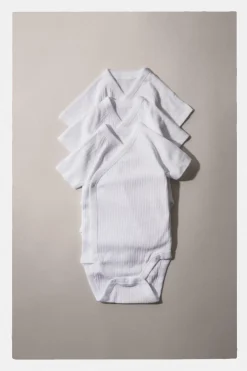 Niños ZARA 0 - 6 Meses·Bodies / Camisas|0 - 6 Meses·Ropa Interior / Pijamas<PACK TRES BODIES KIMONO MANGA CORTA