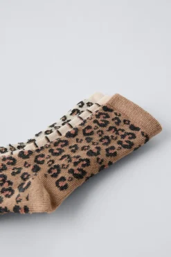 Niños ZARA 1½ - 6 Años·Ropa Interior / Calcetines|6 - 14 Años·Ropa Interior / Calcetines<PACK TRES CALCETINES ANIMAL PRINT