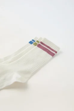 Niños ZARA 1½ - 6 Años·Ropa Interior / Calcetines|6 - 14 Años·Ropa Interior / Calcetines<PACK TRES CALCETINES LARGOS BANDAS