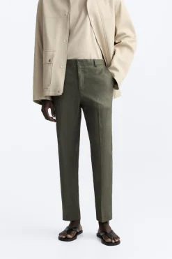 Best PANTALÓN 100% LINO Hombre Pantalones