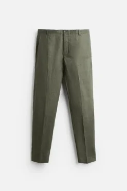 Best PANTALÓN 100% LINO Hombre Pantalones