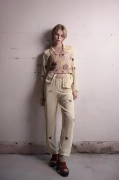 Clearance PANTALÓN ABALORIOS Mujer Pantalones|Lenceria