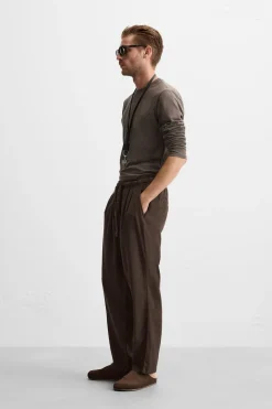 Outlet PANTALÓN ALGODÓN - LINO Hombre Pantalones