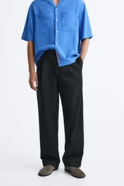 Outlet PANTALÓN ALGODÓN - LINO Hombre Pantalones