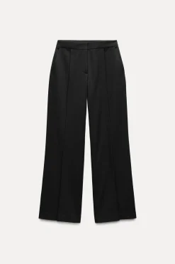 Outlet PANTALÓN ANCHO BAJO ABERTURAS Mujer Pantalones