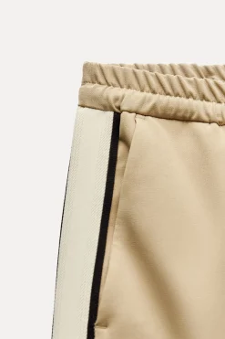 Clearance PANTALÓN ANCHO BANDA LATERAL Mujer Pantalones