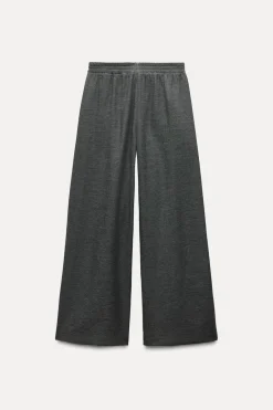 Discount PANTALÓN ANCHO CINTURA ELÁSTICA Mujer Pantalones