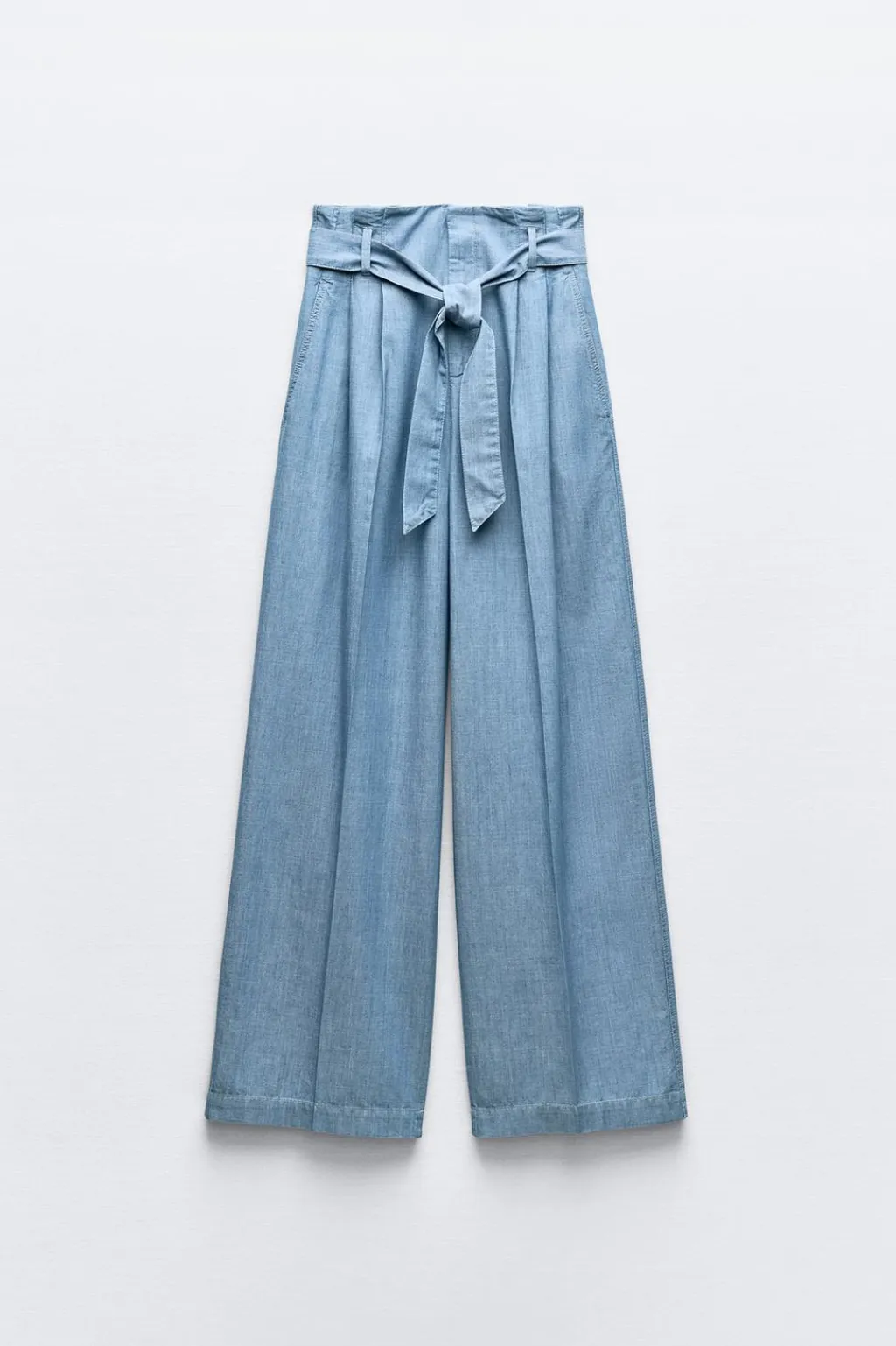 Clearance PANTALÓN ANCHO CINTURÓN Mujer Pantalones