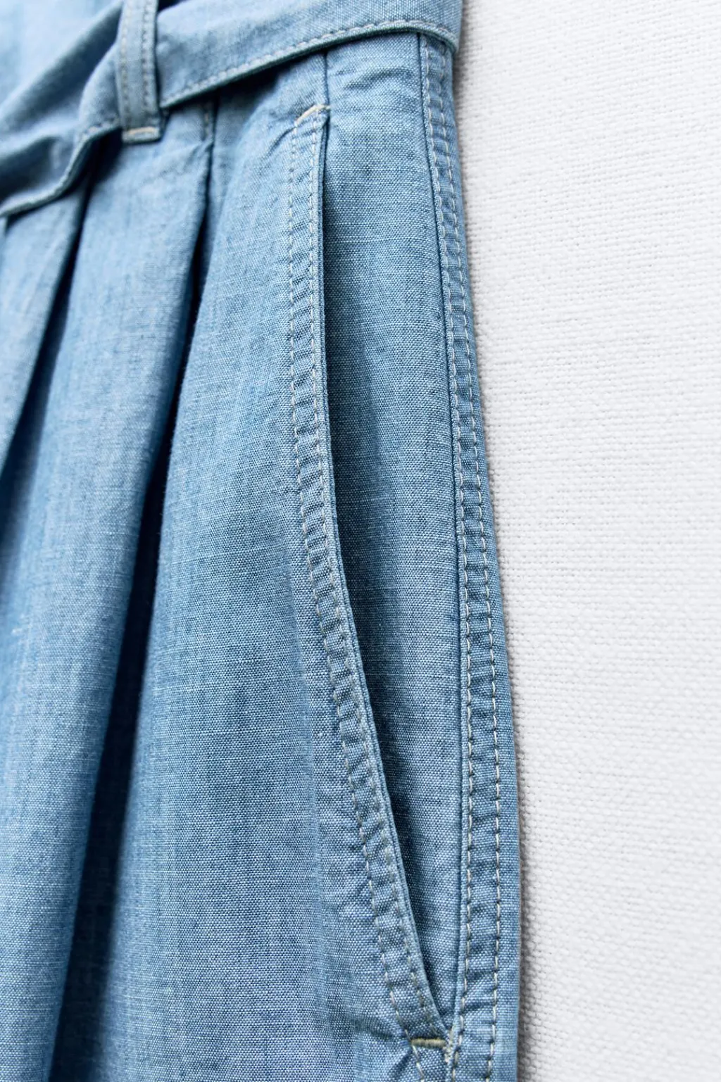 Clearance PANTALÓN ANCHO CINTURÓN Mujer Pantalones