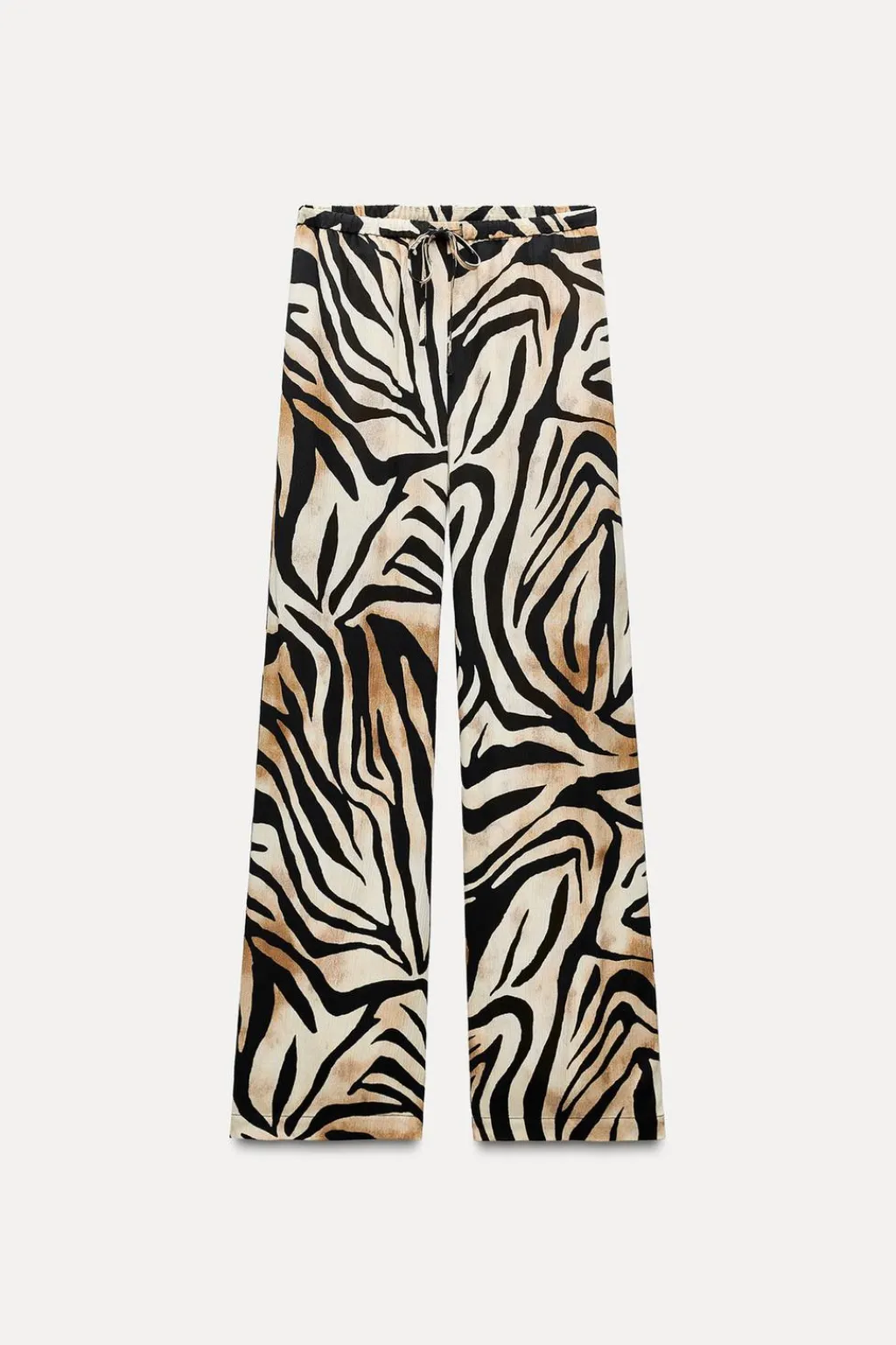 Clearance PANTALÓN ANCHO ESTAMPADO ANIMAL Mujer Pantalones