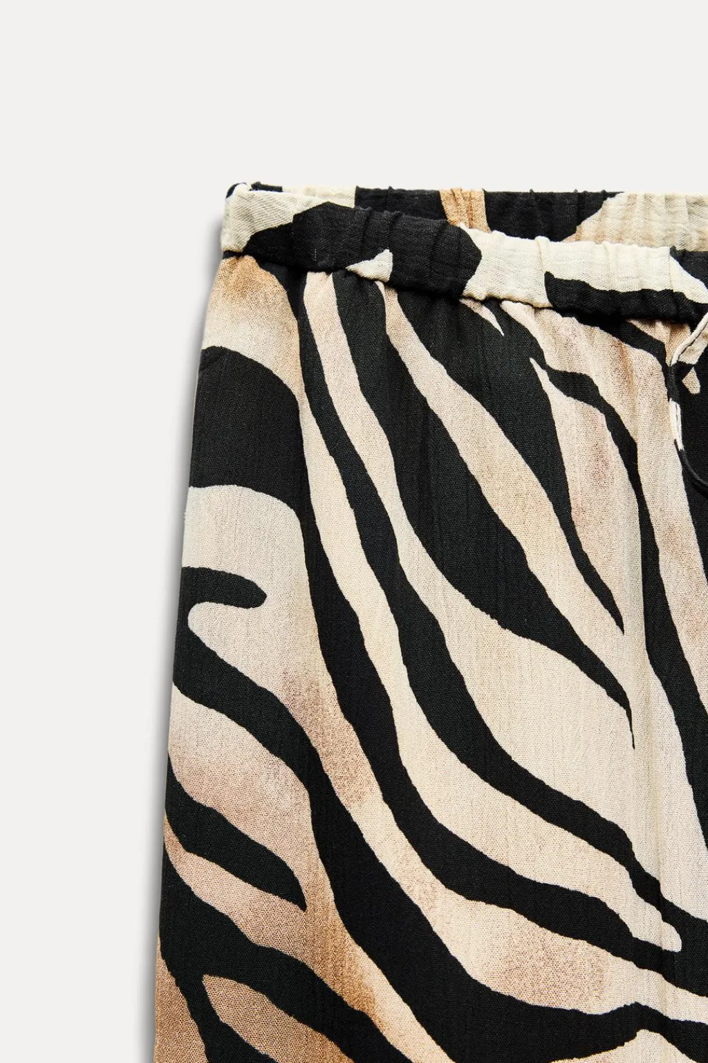 Clearance PANTALÓN ANCHO ESTAMPADO ANIMAL Mujer Pantalones