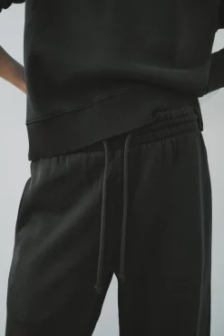 Outlet PANTALÓN ANCHO LAVADO Mujer Pantalones|Sudaderas / Joggers