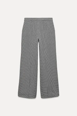 Sale PANTALÓN ANCHO PATA DE GALLO Mujer Pantalones