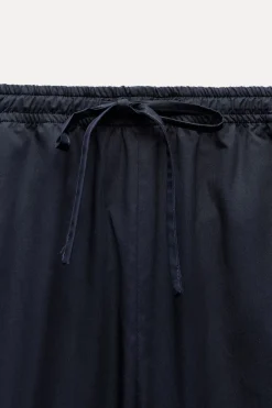 Discount PANTALÓN ANCHO PIJAMERO ZW COLLECTION Mujer Pantalones