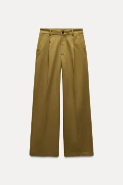 Best PANTALÓN ANCHO PINZAS Mujer Pantalones