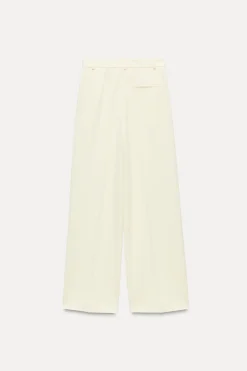 Fashion PANTALÓN ANCHO PINZAS Mujer Pantalones