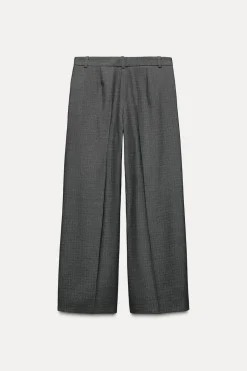 Sale PANTALÓN ANCHO PINZAS Mujer Pantalones