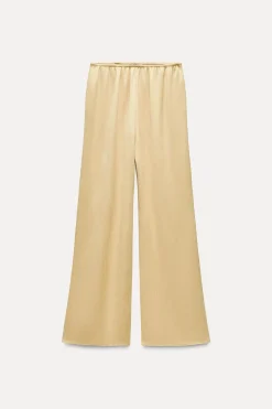 Best PANTALÓN ANCHO PLISADO Mujer Pantalones