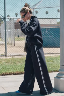 Outlet PANTALÓN ANCHO PUNTILLA Mujer Sudaderas / Joggers|Pantalones