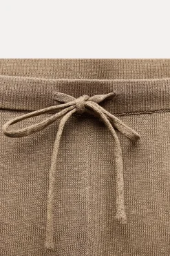 New PANTALÓN ANCHO PUNTO Mujer Pantalones|Cárdigan / Jerséis