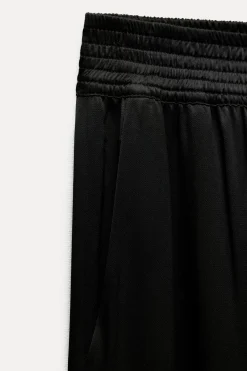 Discount PANTALÓN ANCHO SATINADO ZW COLLECTION Mujer Pantalones
