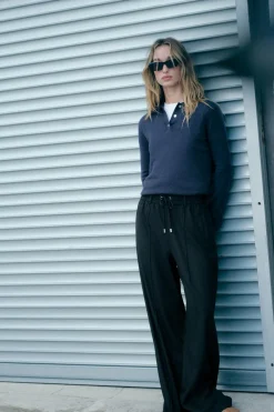 Online PANTALÓN ANCHO SOFT Mujer Pantalones