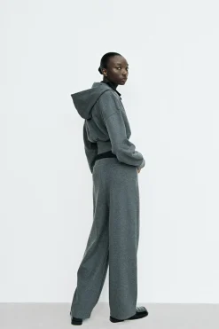 Discount PANTALÓN ANCHO SOFT Mujer Pantalones|Sudaderas / Joggers