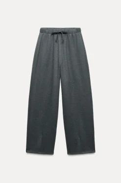 Discount PANTALÓN ANCHO SOFT Mujer Pantalones|Sudaderas / Joggers