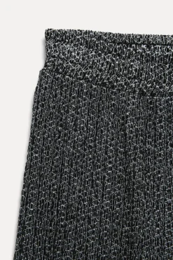 Fashion PANTALÓN ANCHO TEXTURA Mujer Pantalones