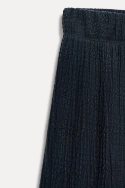 Clearance PANTALÓN ANCHO TEXTURA Mujer Pantalones