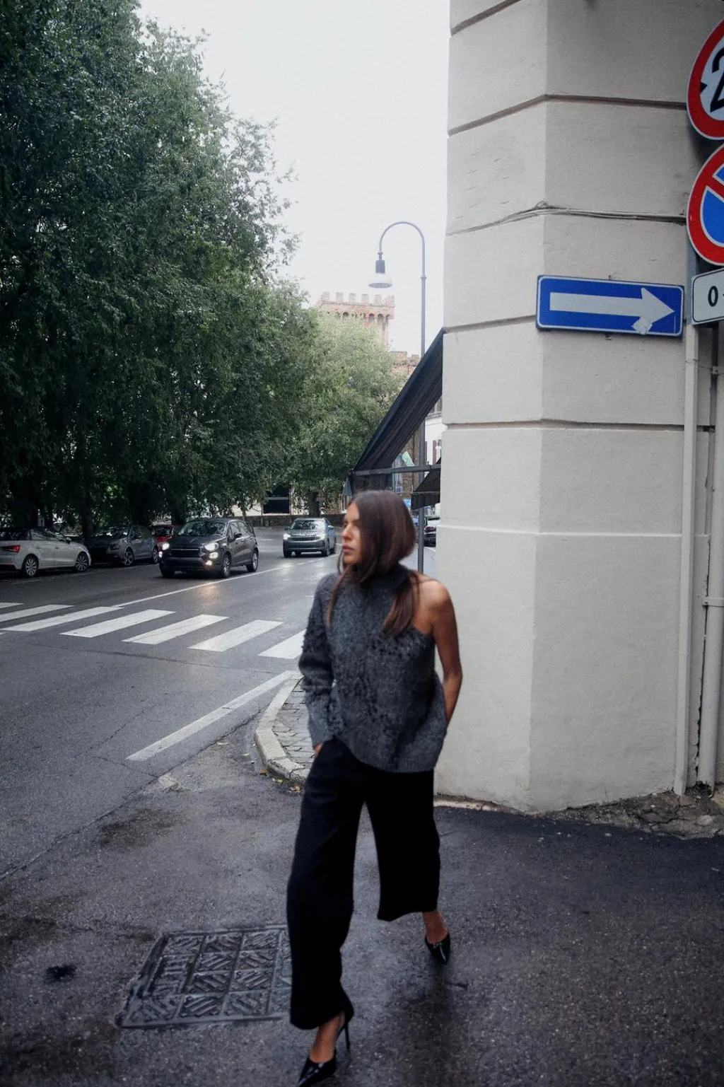 Fashion PANTALÓN ANCHO TIRO ALTO Mujer Pantalones