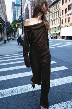 Outlet PANTALÓN ANCHO ZW COLLECTION Mujer Pantalones